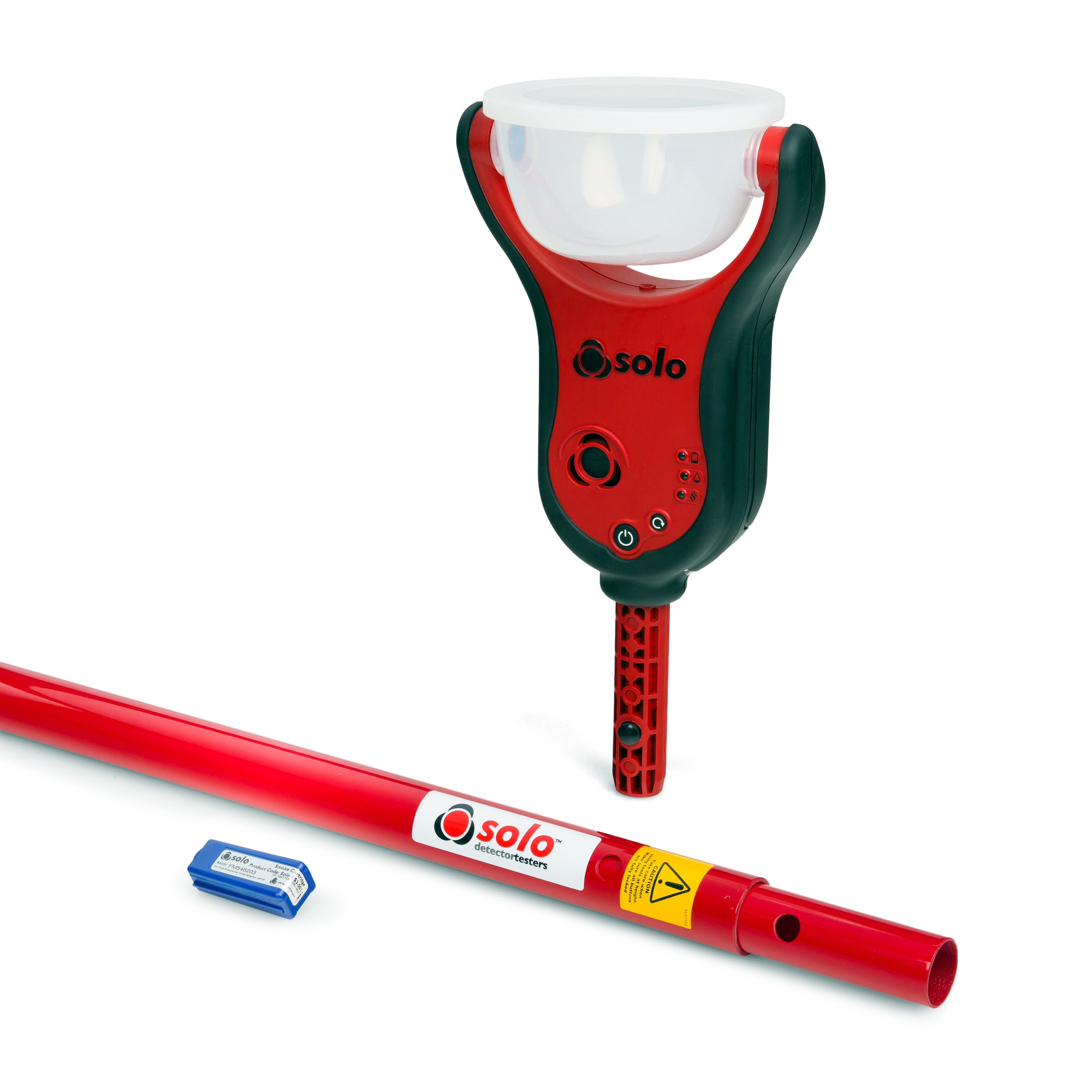 SOLO908 - Kit Testeur Electronique de Détecteur de fumée 4 Mètres - Electronic Smoke Detector Test Kit 4 Metres